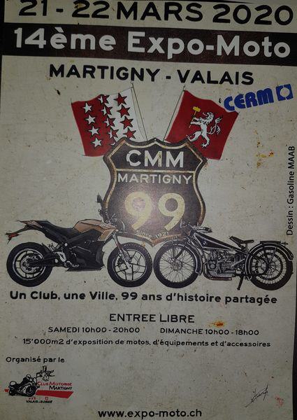 Moto-Expo vom 21./22. März 2020 in Martigny
